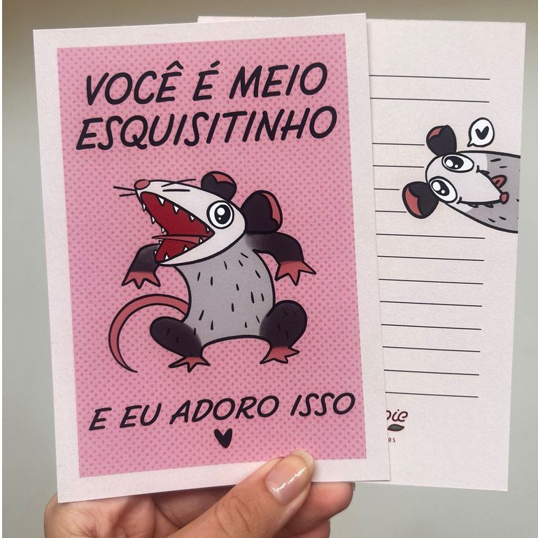 Cartão Saruê Esquisitinho