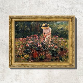 Quadro - Cama de Rosas - Hermann Goebel - Com Moldura em Oferta na Shopee