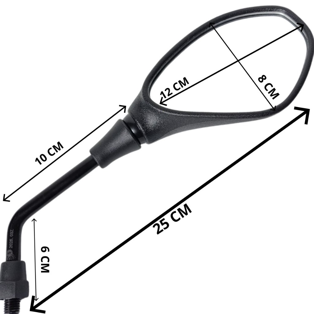 Retrovisor Bmw F800 Mini Fixo Titan Fan 150 160 Cb 300 Xre Fazer Facto Ybr Lander — imagem 2 de 2