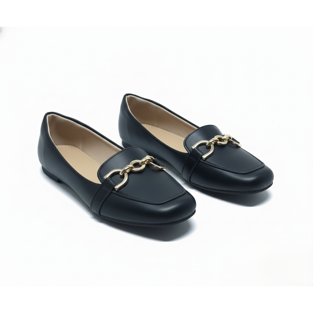 Sapatilha Feminina Bico Quadrado Mocassim - Confort