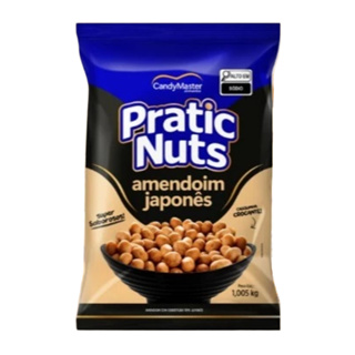 Amendoim Tipo Japonês Crocante Pratic Nuts 1,005KG Sabor Inigualável em Oferta na Shopee