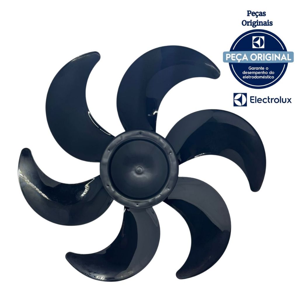 Hélice para Ventilador Electrolux A25828801 Original na Cor Cinza