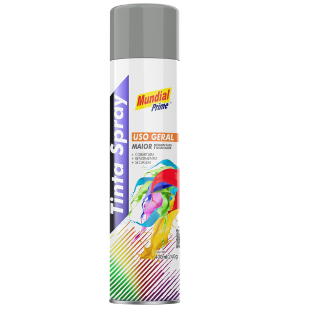 Tinta Spray Cinza Sub Gray Mundial Prime 400ml