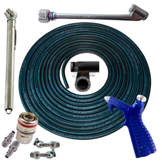 Kit Mangueira P/compressor Ar 1/4 10m Bico Encher Pneu Schw1 em Oferta na Shopee
