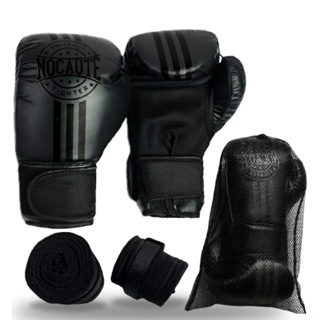 Luva De Boxe Muay Thai Kickboxing Treino Sparring +bandagem e sacolinha de brinde em Oferta na Shopee