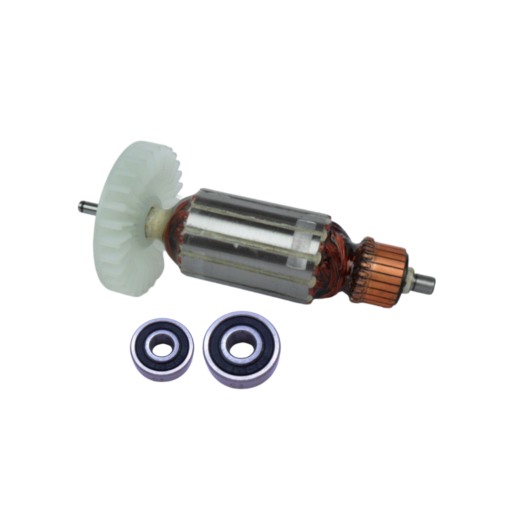 Induzido 4100NH2 110V Rotor Compatível Serra Mármore Makita 4100NS CC2014 CC2016 com Rolamentos