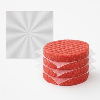 500 folhas Separador Plastico de hambúrguer 15cm x 15cm - Alimentício Resistente não gruda em Oferta na Shopee