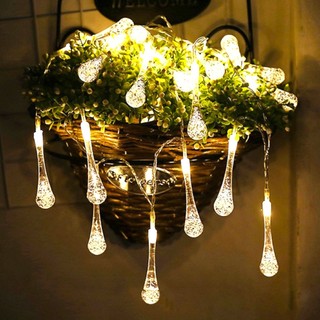 Pisca Pisca Luz Sola Formato Gota Decoração De Natal Pisca Pisca Varal