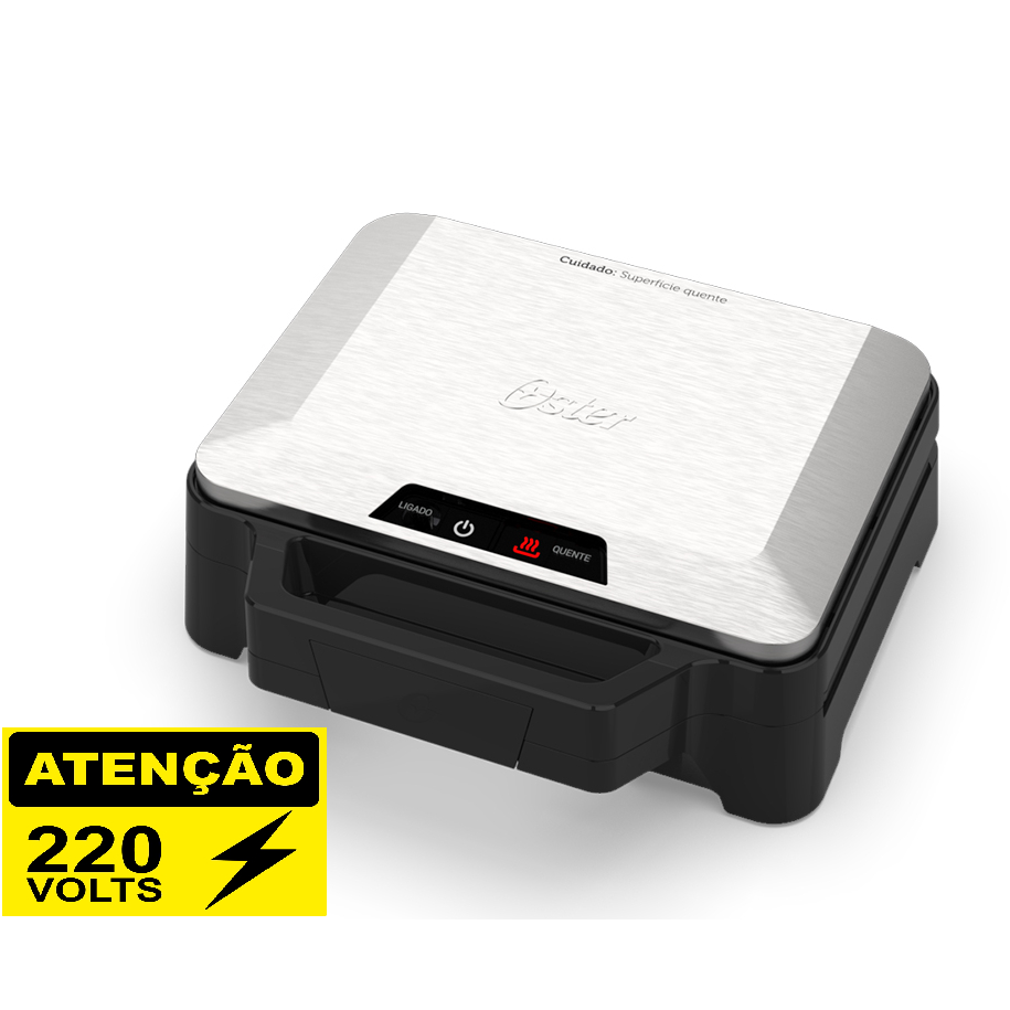Sanduicheira Grill Oster Inox Multiuso 1000w Osan500 - 220v em Oferta na Shopee