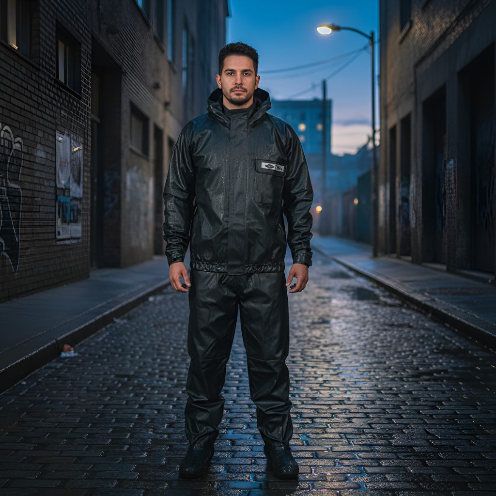 Capa de Chuva Rm Racing Impermeavel Original Motociclista Poliester Pvc em Oferta na Shopee