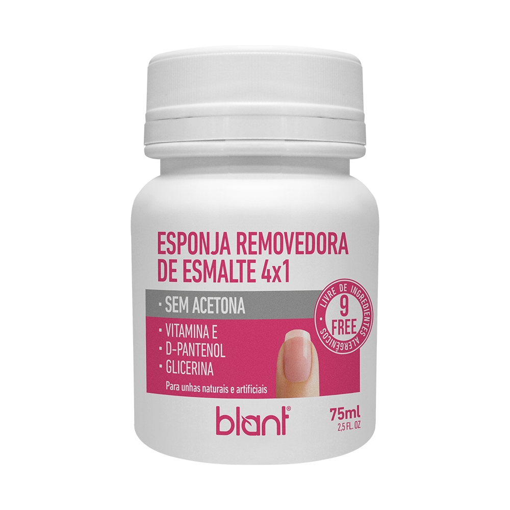 Removedor De Esmalte Sem Acetona Tira Fácil 4x1 75 ML Da Blant