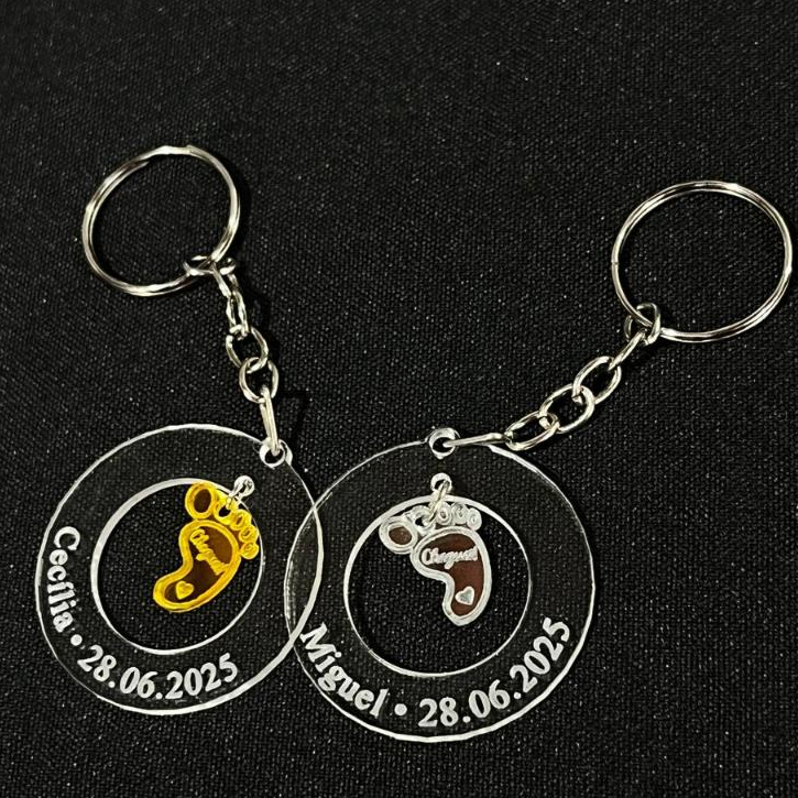 LEMBRANCINHA CHAVEIRO PERSONALIZADO COM NOME - LEMBRANÇA MATERNIDADE - NASCIMENTO - CHA DE BEBE