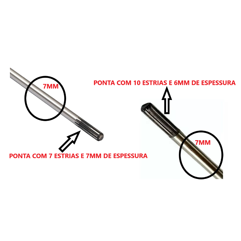 Eixo Cardan De Adaptações Nakashi 7 Estrias Para Brudden 10 Estrias