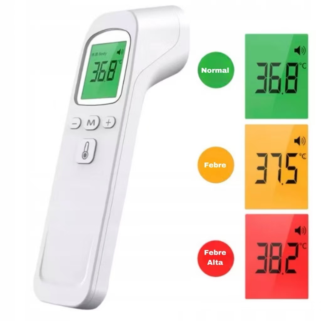 Termômetro De Testa Infravermelho Para Medição De Temperatura Febre em Oferta na Shopee