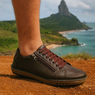 Sapatenis Casual Masculino Sola Escura Sapato esportivo tênis confortável para trabalho festas em Oferta na Shopee