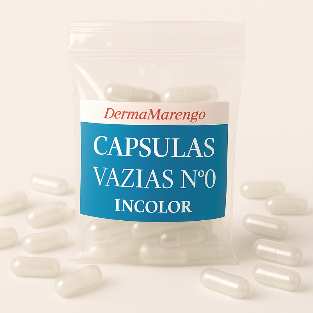 1.000 Capsulas Vazias De Gelatina Incolor N° 0