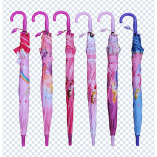GUARDA CHUVA INFANTIL MENINA PRINCESAS COM  HASTES EM FIBRA - VEM COM APITO em Oferta na Shopee