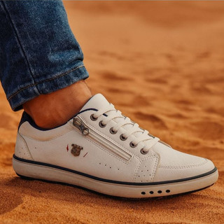 Sapatenis Casual esportivo Sapato Estiloso casamento Tênis Masculino elástico e zíper Casamento