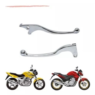 PAR Manete Embreagem + Manete Freio Disco CBX 250 Twister 2000 a 2022 Cromado em Oferta na Shopee