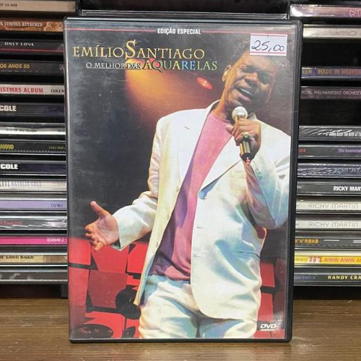 DVD EMÍLIO SANTIAGO - O MELHOR DAS AQUARELAS - EDIÇÃO ESPECIAL