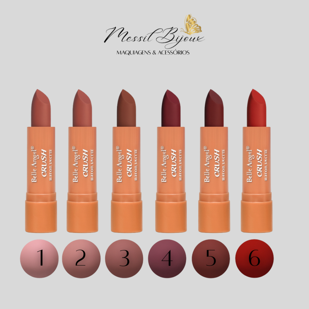 Batom bastão matte crush - Belle angel  B104
