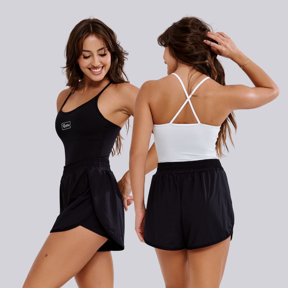 Kit 2 Regata Fitness Feminina Roupa de Academia Confortável Compressão