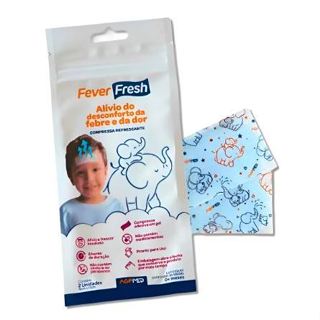 Fever Fresh Compressas Refrescantes Alivio Da Febre/Dor - Agpmed em Oferta na Shopee