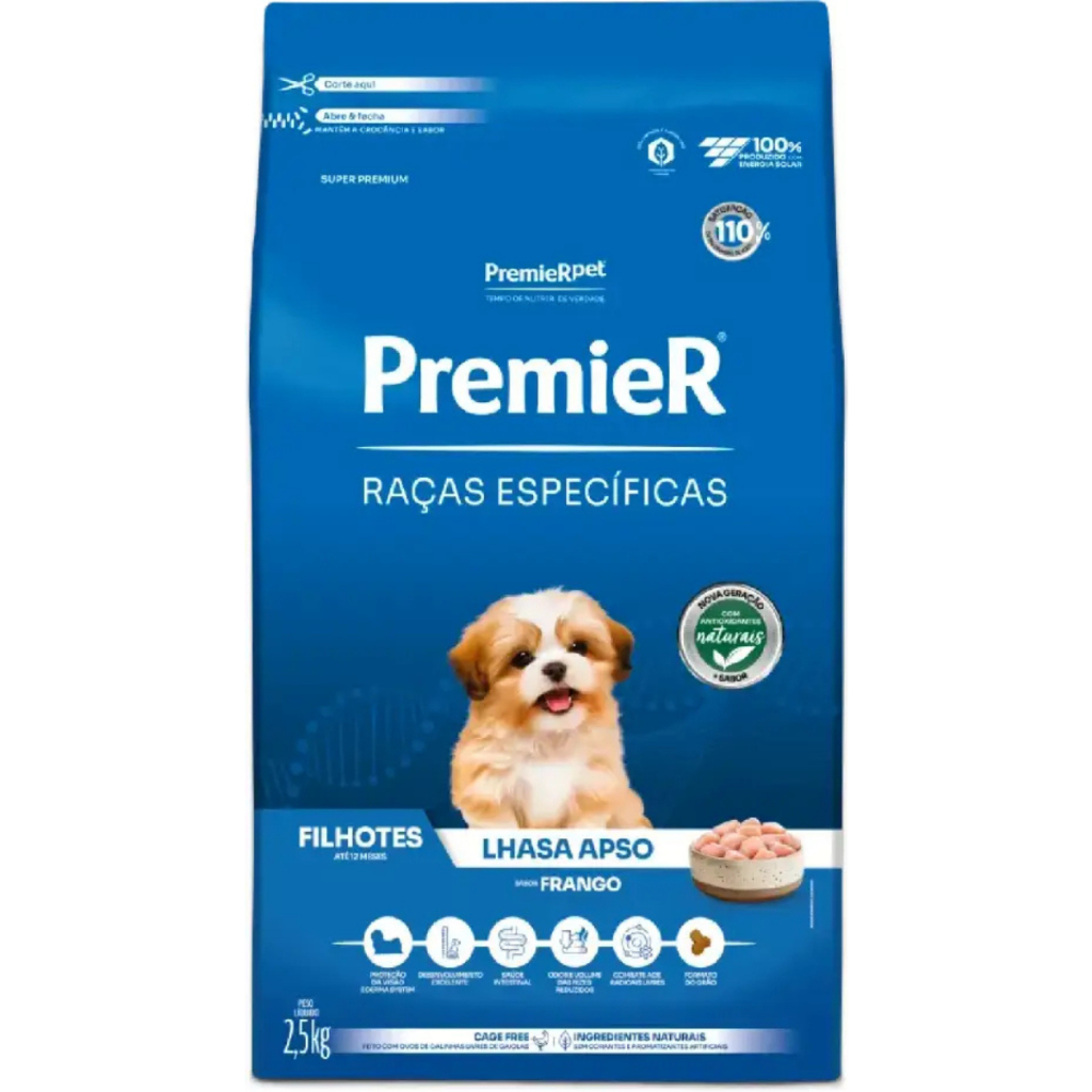 Ração Premier Raças Especificas Lhasa Apso Filhotes 2,5kg