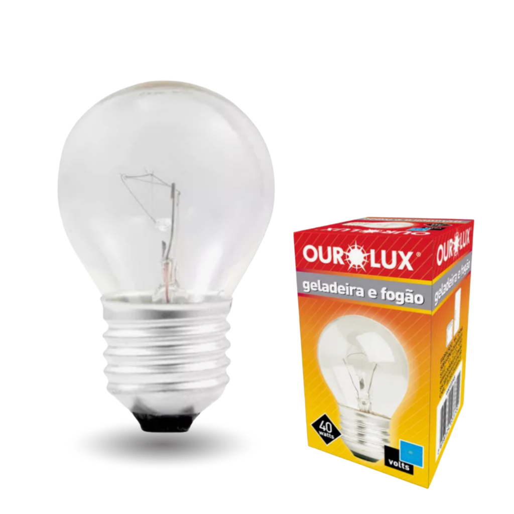 Lampada para Geladeira Fogao 40W 220V Ourolux