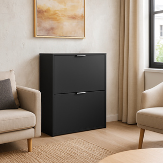 Sapateira 2 Portas Safari Organizadora - Preto em Oferta na Shopee