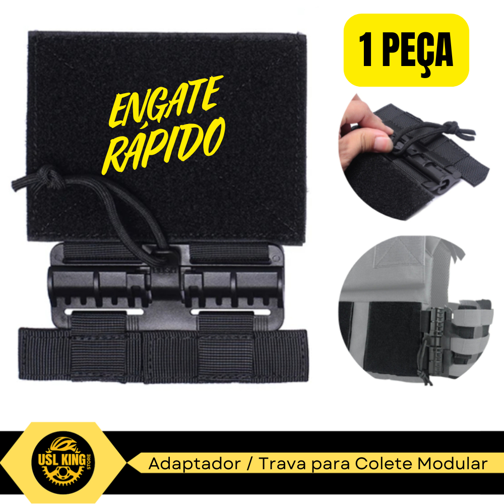 Fivela Liberação Rápida/Engate Rápido Colete/Trava de Liberação Colete/Fivela Colete Tático (SLR-01)