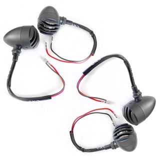 KIT 1 ou 2 Pares de Pisca Seta Moto Bullet Custom Choppers Bobber Custom Harley Abs 2 Fios