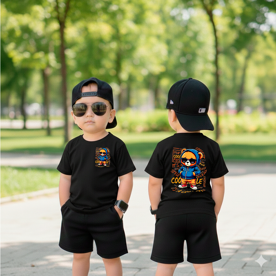 Camiseta Tshirt Infantil Criança Juvenil Unissex Algodão100% Passeio Casual Urso Style
