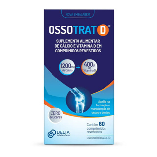 Cálcio + Vitamina D Ossotrat-D 60 comprimidos em Oferta na Shopee