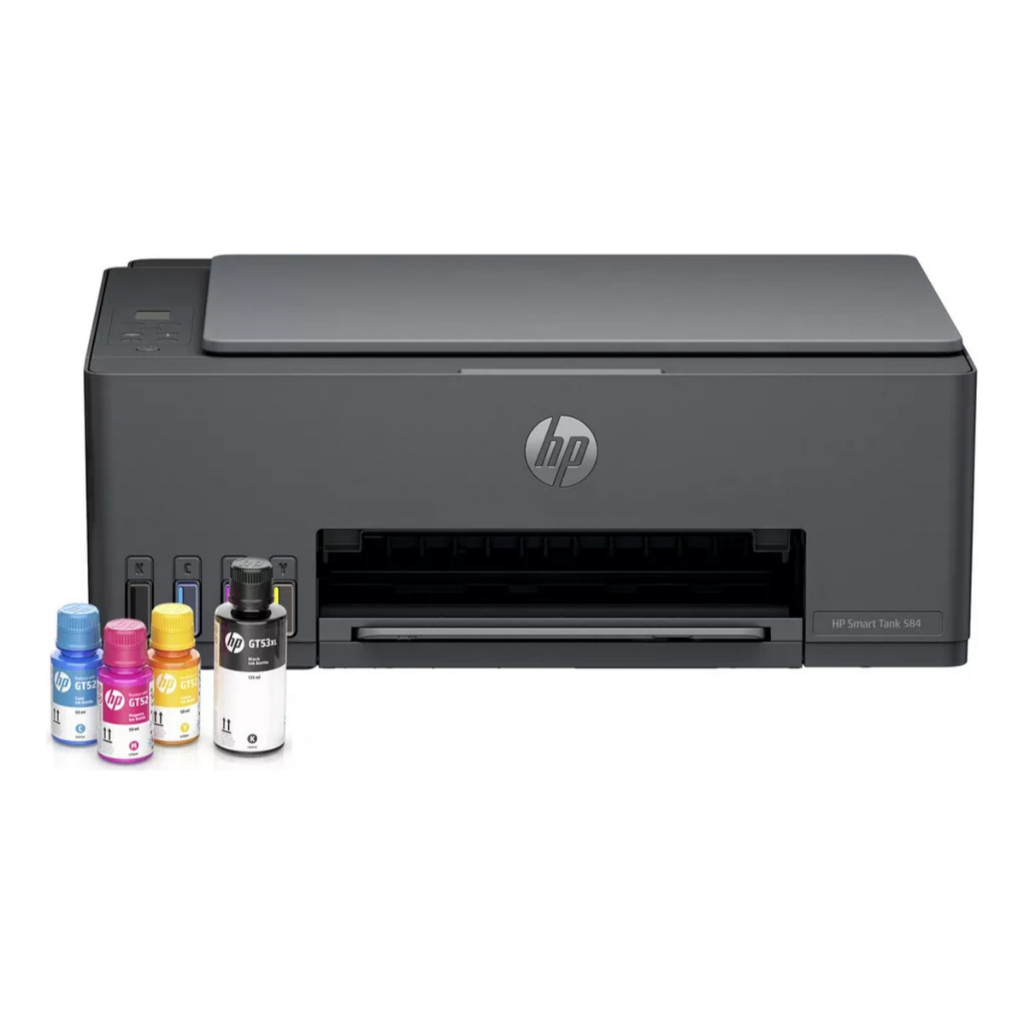 Impressora Multifuncional HP Smart Tank 584 Wi-Fi USB Bluetooth Bivolt - Preto