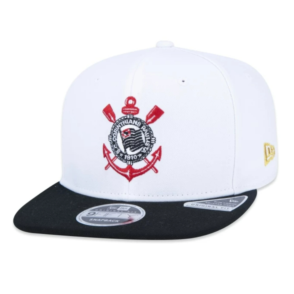 Boné Time Futebol New Era Aba Reta Ajustável Soccer em Oferta na Shopee