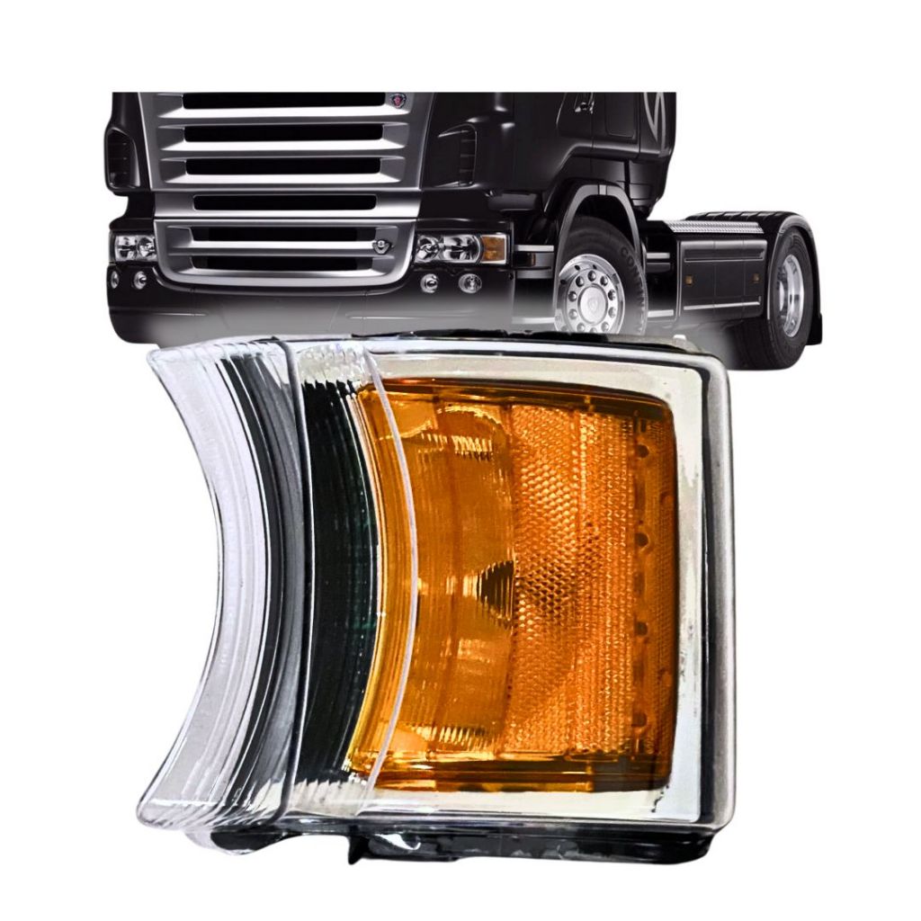 Lanterna Dianteira Pisca Seta Full LED Para Caminhão Scania Série 5 Série 6 P G R 1747981