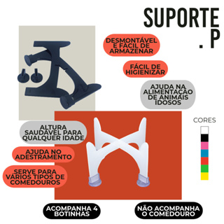 Super Suporte P Elevado para Comedouro Cachorro 300ml - Transparente - Lilopety em Oferta na Shopee