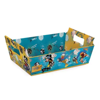 CESTA CESTINHA DE PAPEL CARTÃO CROMUS 22 X 17 X 9CM - 1 UNIDADE