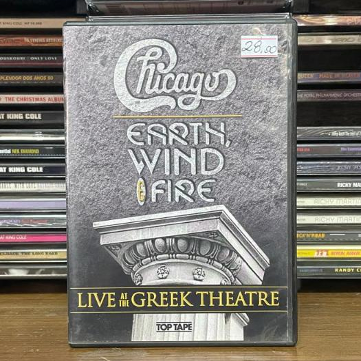 DVD CHICAGO E EARTH, WIND AND FIRE - LIVE AT THE GREEK THEATRE