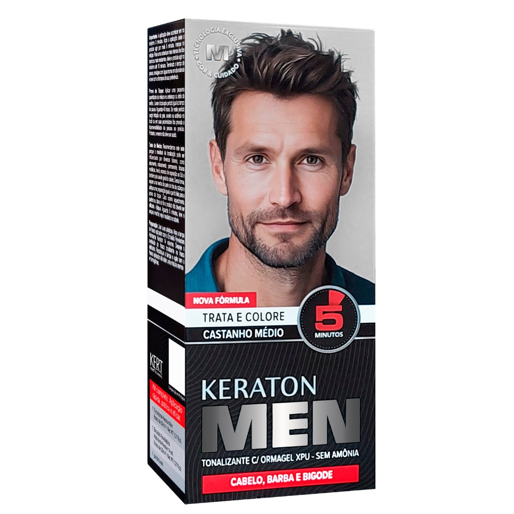 Kert Keraton Men Castanho Castanho Médio