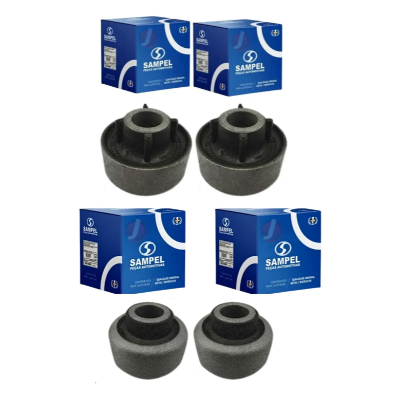 Kit 4 Bucha Bandeja Dianteira C4 Cactus 2018 2019 2020 21 22 em Oferta na Shopee