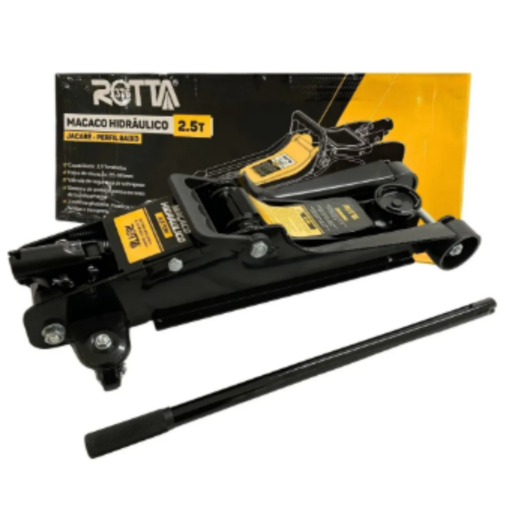 Macaco Hidráulico Tipo Jacaré 2,5t Rebaixado C/ Válvula SobrepesoTipo Jacaré Para Carro Baixo Macaco Hidráulico Tipo Jacaré 2,5t Rebaixado C/ Válvula SobrepesoTipo Jacaré Para Carro Baixo