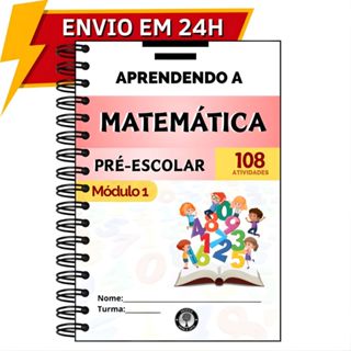 Caderno de Matemática Infantil – 108 Atividades Educativas em Oferta na Shopee