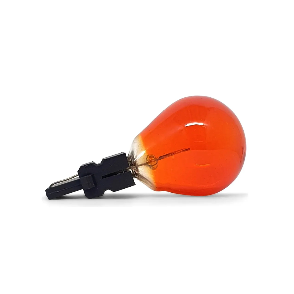 2 Lâmpada Ambar Modelo 3157 2 Polos 12v 27/7w Base de Plástico — imagem 2 de 2