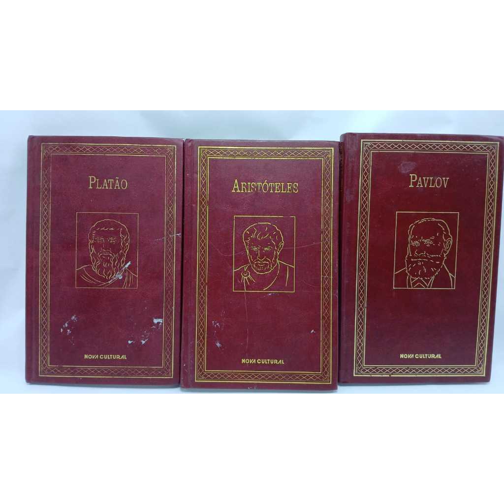 Livros Coleção Os Pensadores Capa Dura Vermelha Filosofia Títulos Diversos