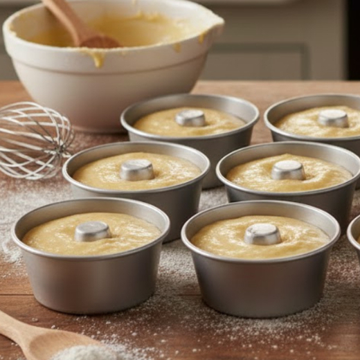 Kit 6 Mini Formas Para Pudim E Bolo Vulcão Alumínio 8cm Diâmetro 120ml em Oferta na Shopee