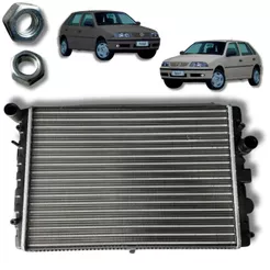Radiador De Água Para Volkswagen Gol Parati E Saveiro 1.0 8v/ 16v Mi 1997 Á 2008 Notus