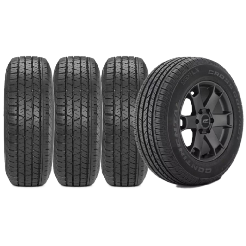 Kit 4 Pneus 195/60r16 Continental Conticrosscontact Lx 89h