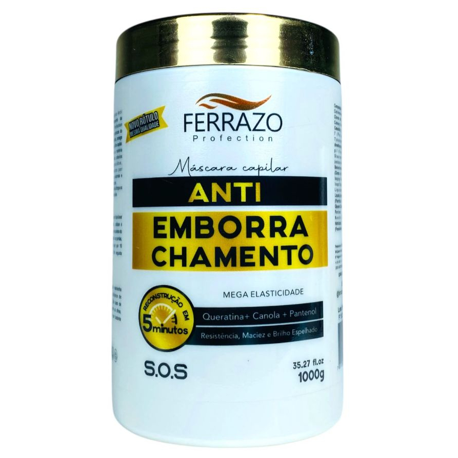 Máscara anti-emborrachamento Ferrazo Reconstrução em 5minutos 1kg
